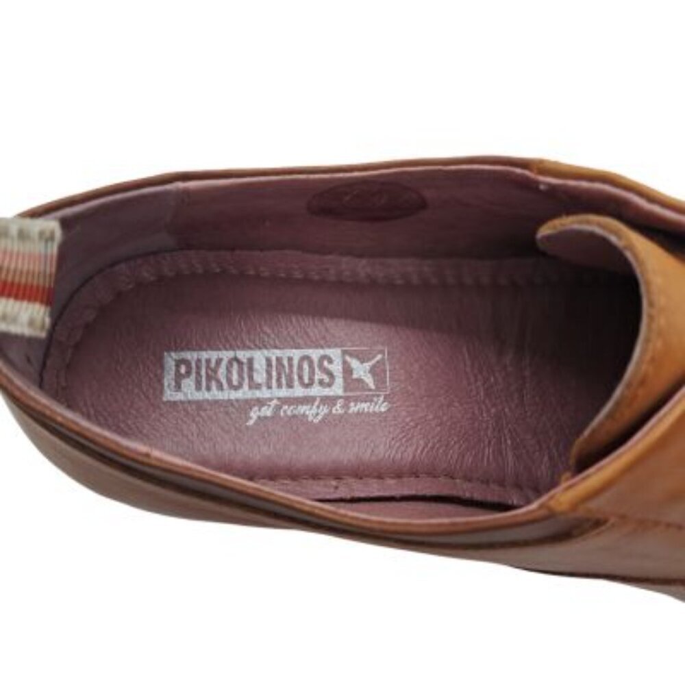 Pikolinos Leather Pyrgos Laceless Oxford Slip On Shoes - Picture 6 of 12